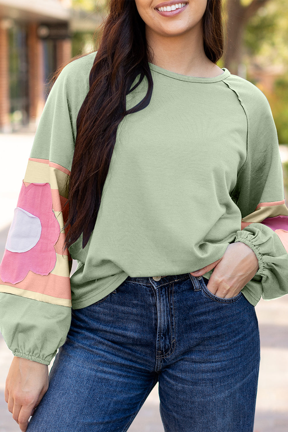 Flower Patch Oversize Top FB