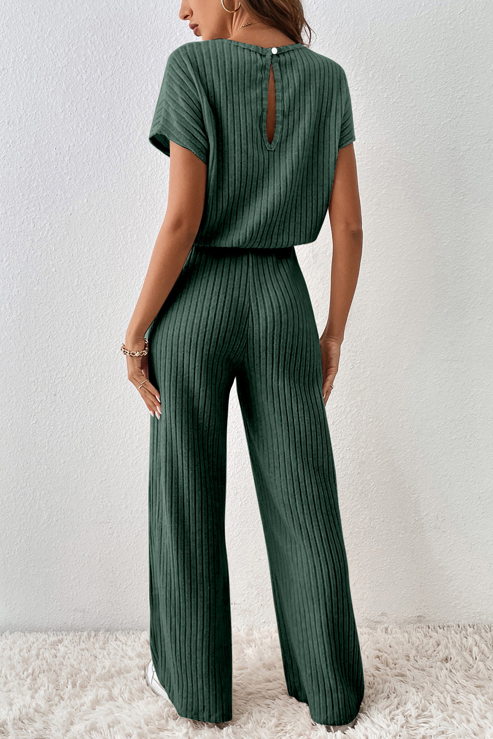 Ribbed Keyhole Jumpsuit RTS