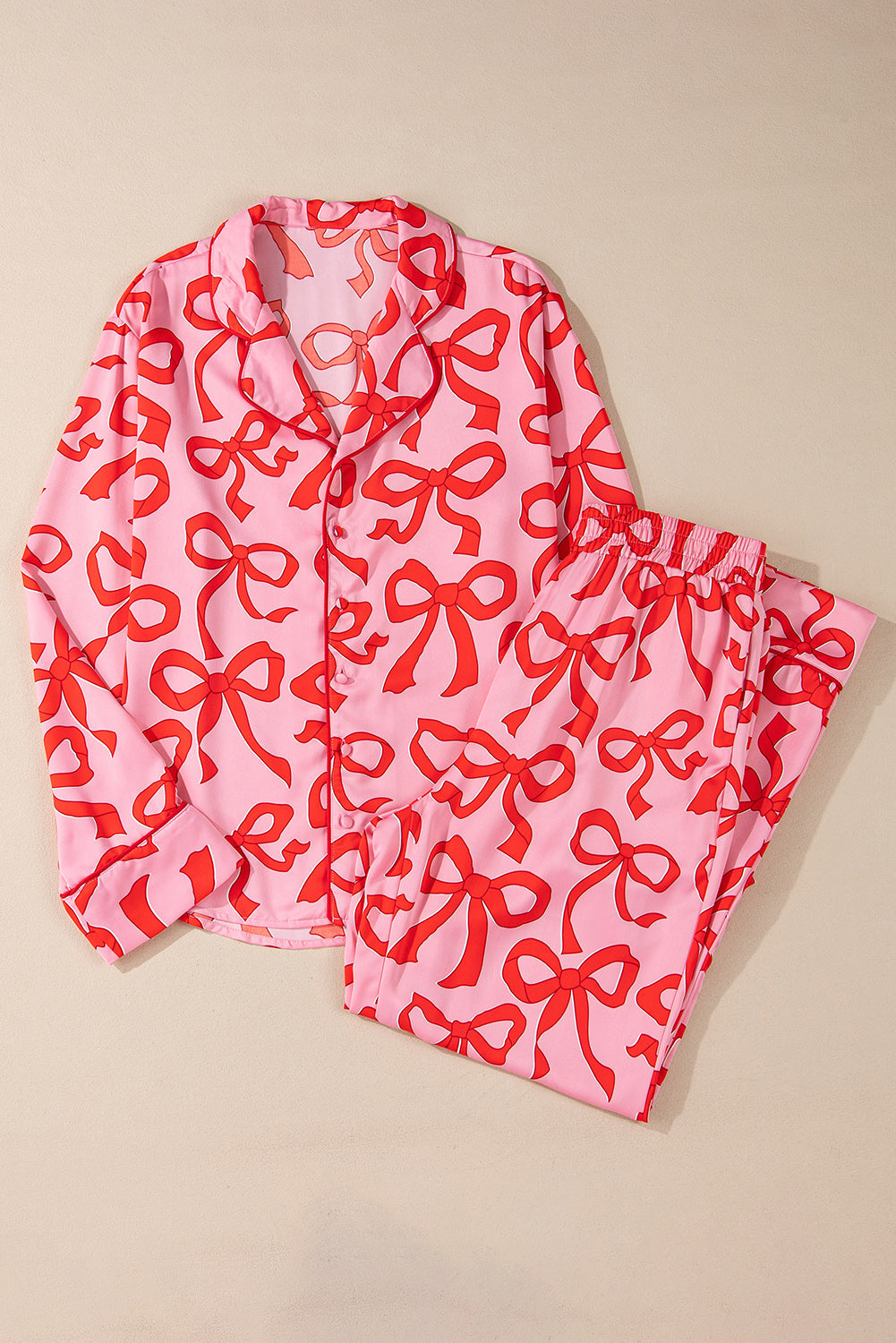 Pink Bow Pajama Set LT