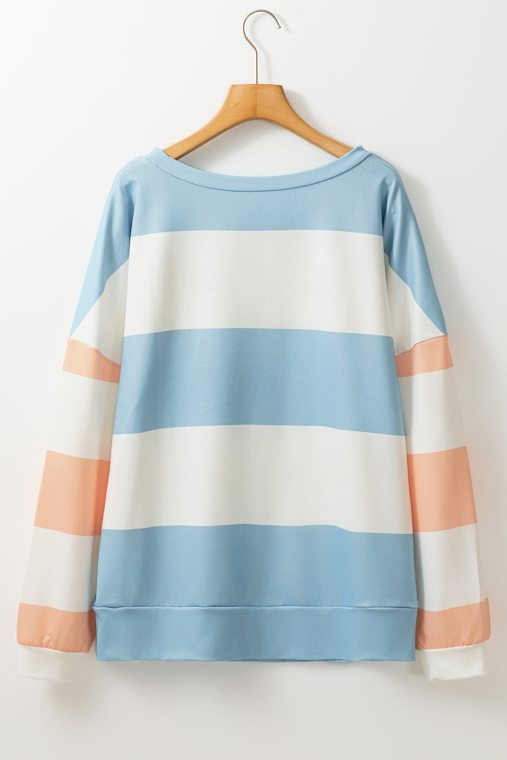 Light Blue Colorblock Top LT