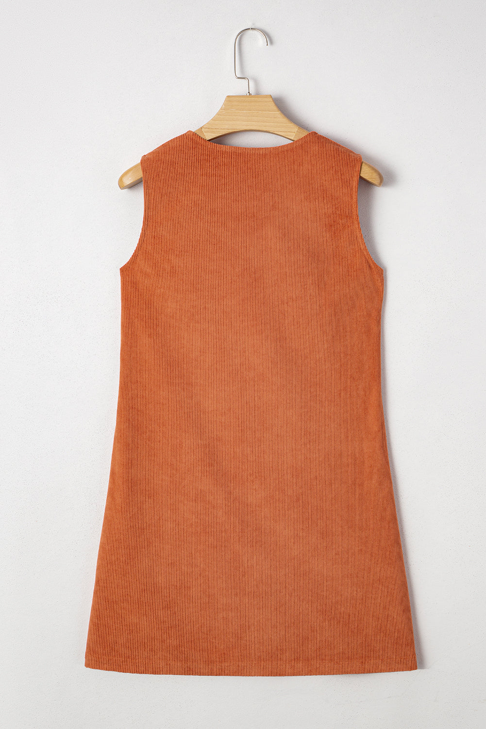 Orange Corduroy Western Dress LT