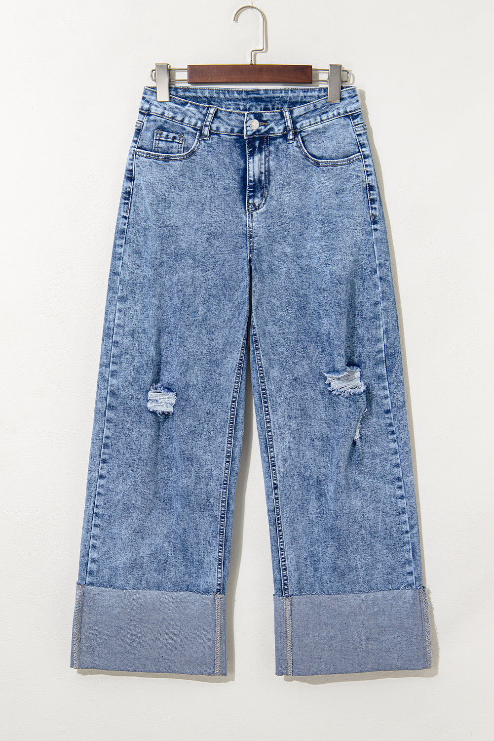 Blue Mineral Cuff Jeans LT