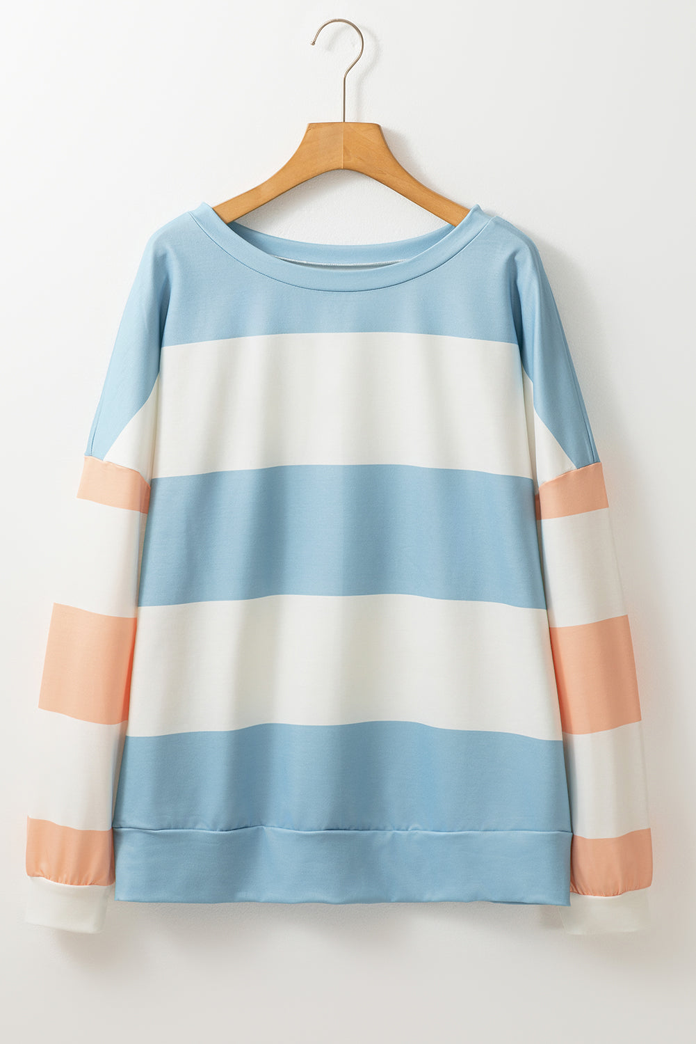 Light Blue Colorblock Top LT