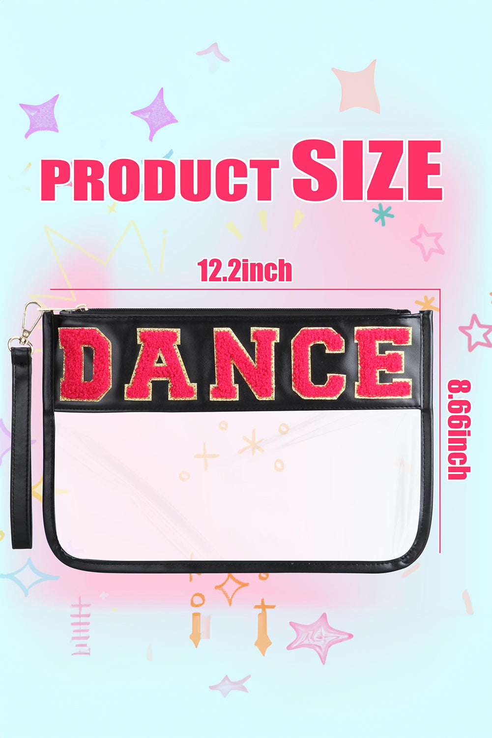 Chenille Letter Dance Bag FB