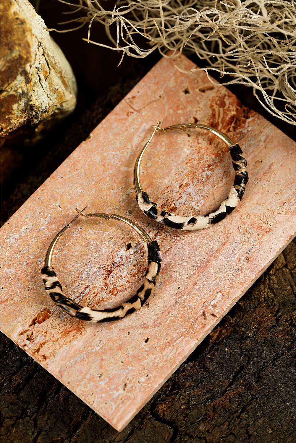 Gold Leopard Hoops RTS