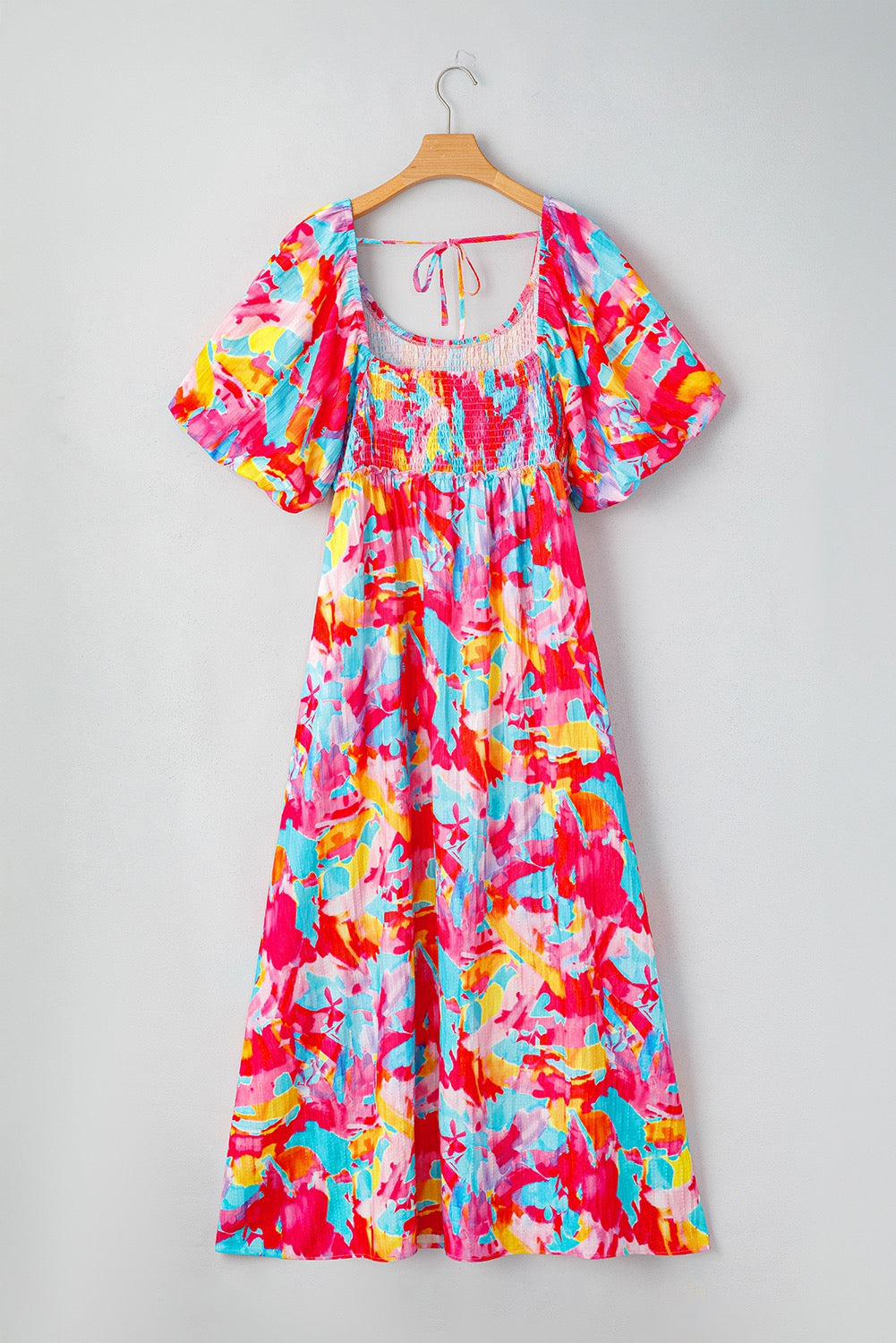 Rose Abstract Plus Dress OOTD