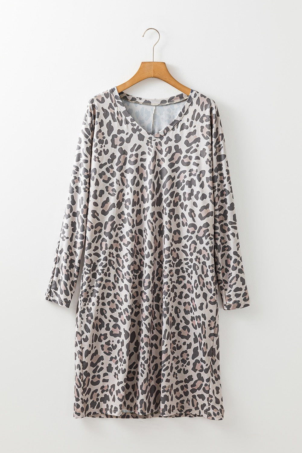 Leopard Shirt Dress FB