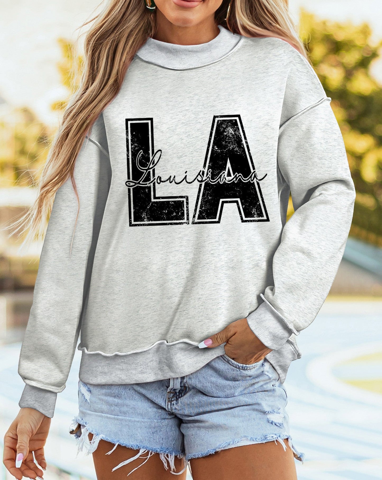 Louisiana Reversible Mock Neck RTS