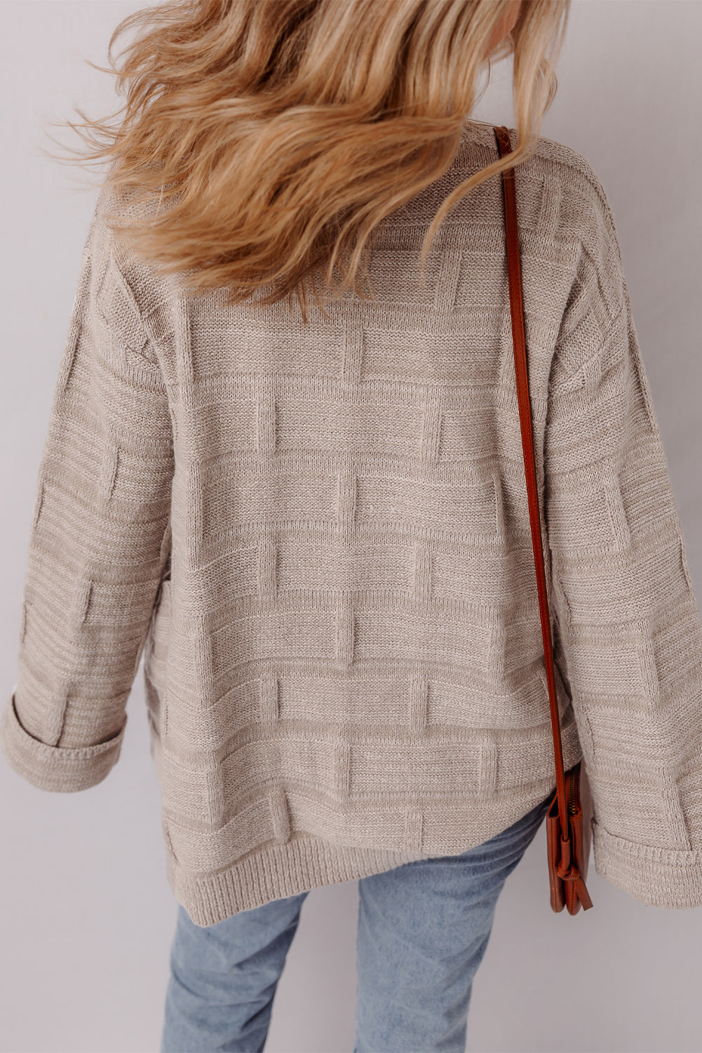 Open Front Pocket Cardigan LT