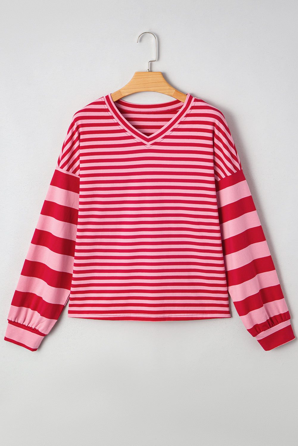 Pink Mixed Stripe Top LT