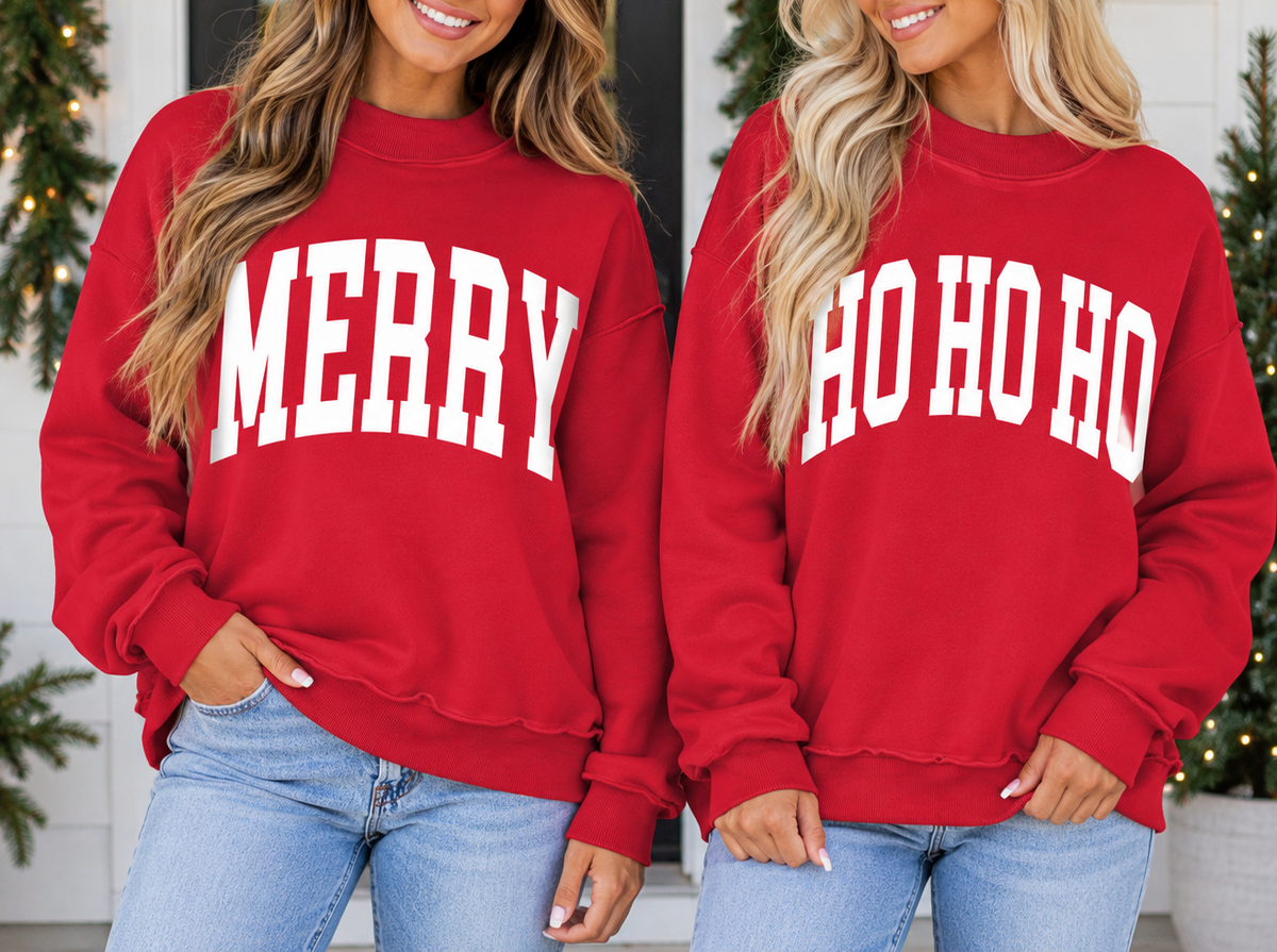 Red Christmas Tunic Sweatshirt