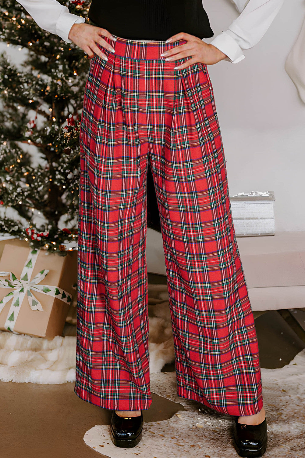 Red Plaid Pants RTS