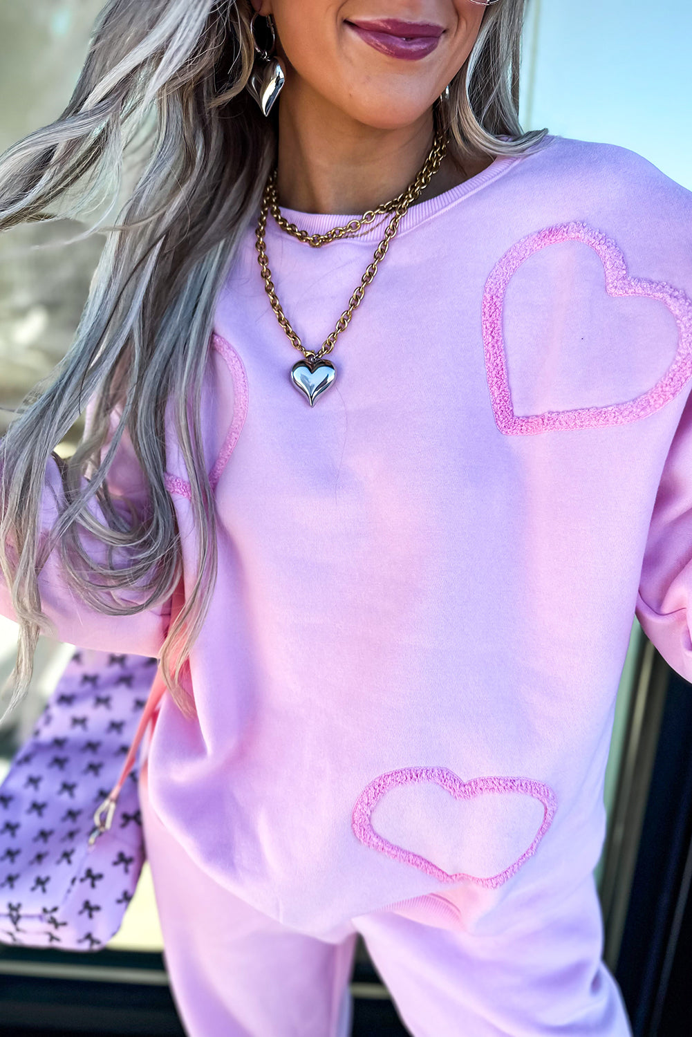 Pink Heart Casual Set LT