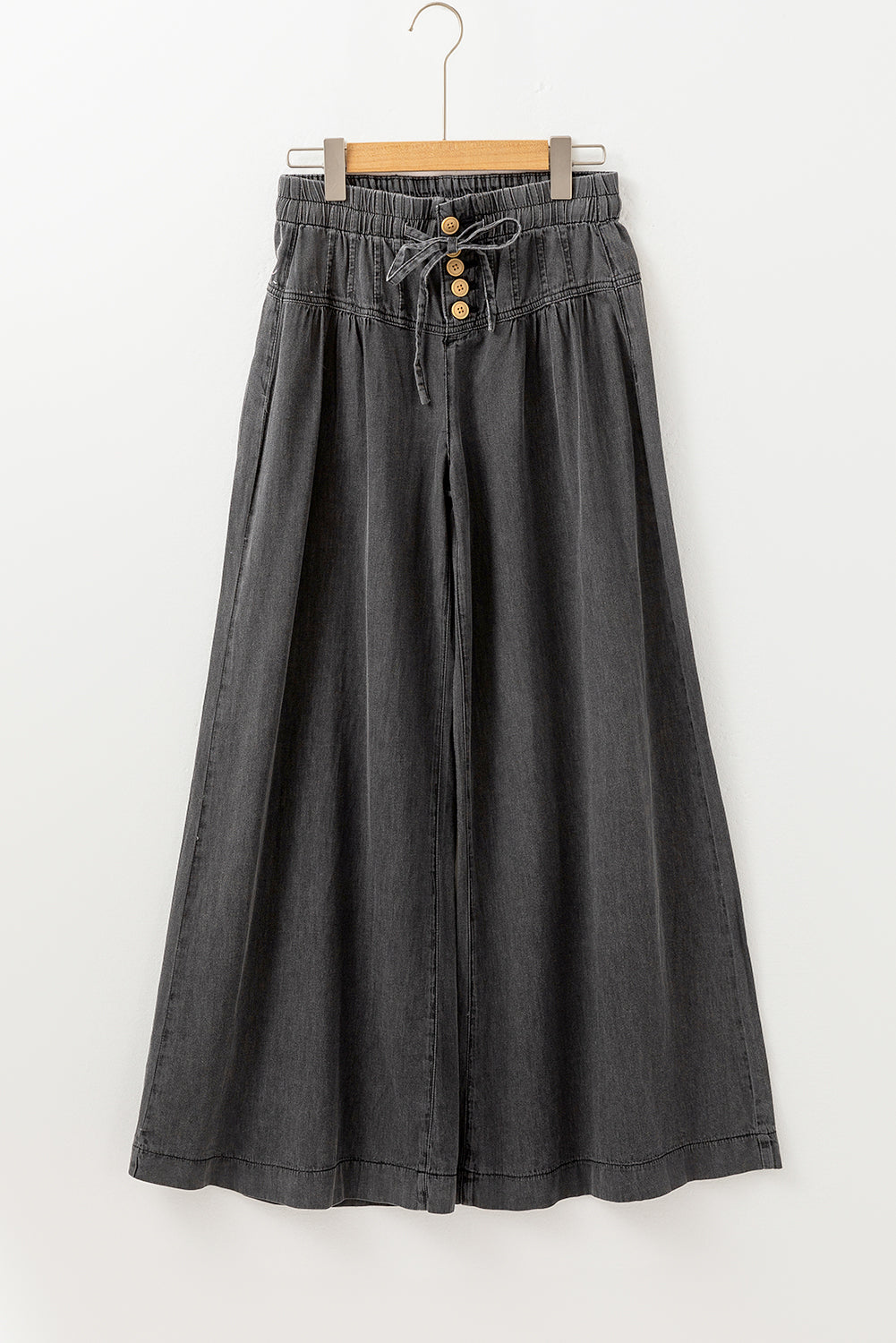 Grey Mineral Wide Leg Jeans LT
