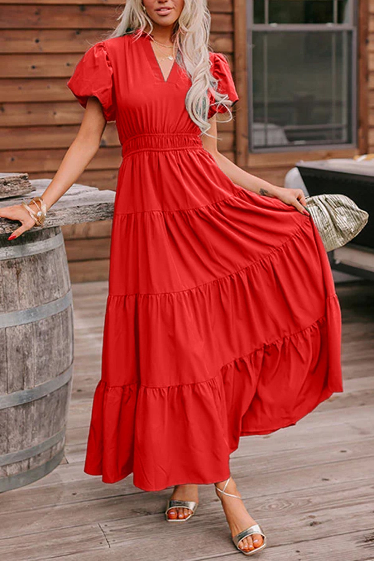 Waist Tiered Dress RTS
