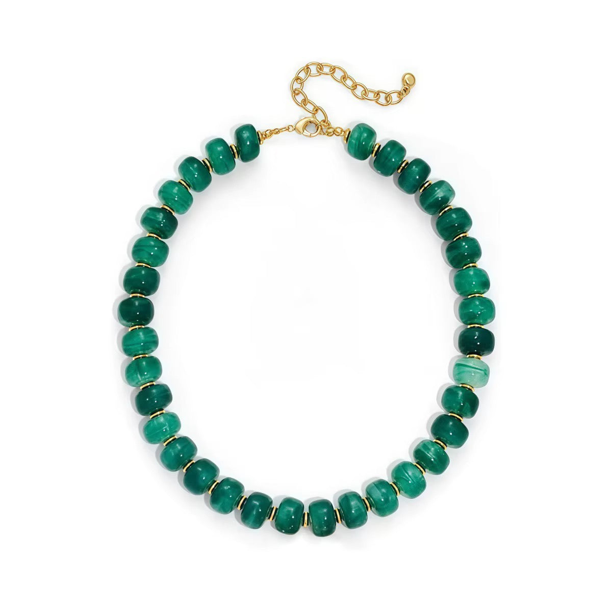 Natural Stone Fall Beaded Necklaces RTS