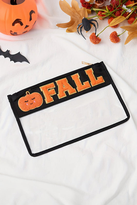 Fall Pumpkin Patch Zip Pouch FB