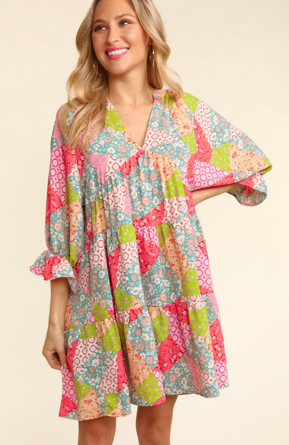 Bohemian Patchwork Dress