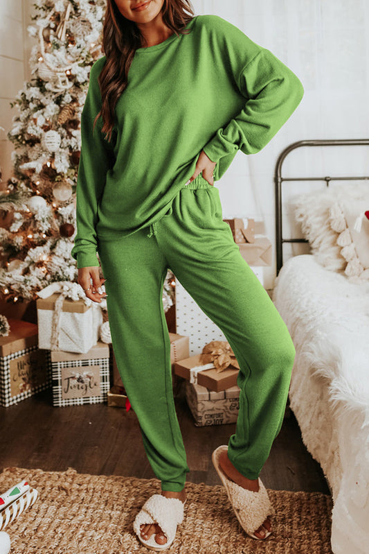 Green Pullover Lounge Set FB