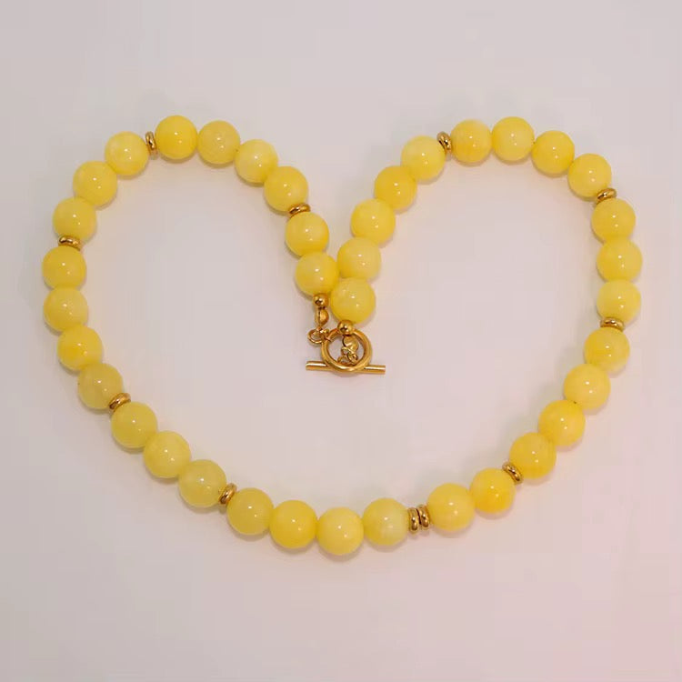 Color Pop Jade Chocker Necklace RTS