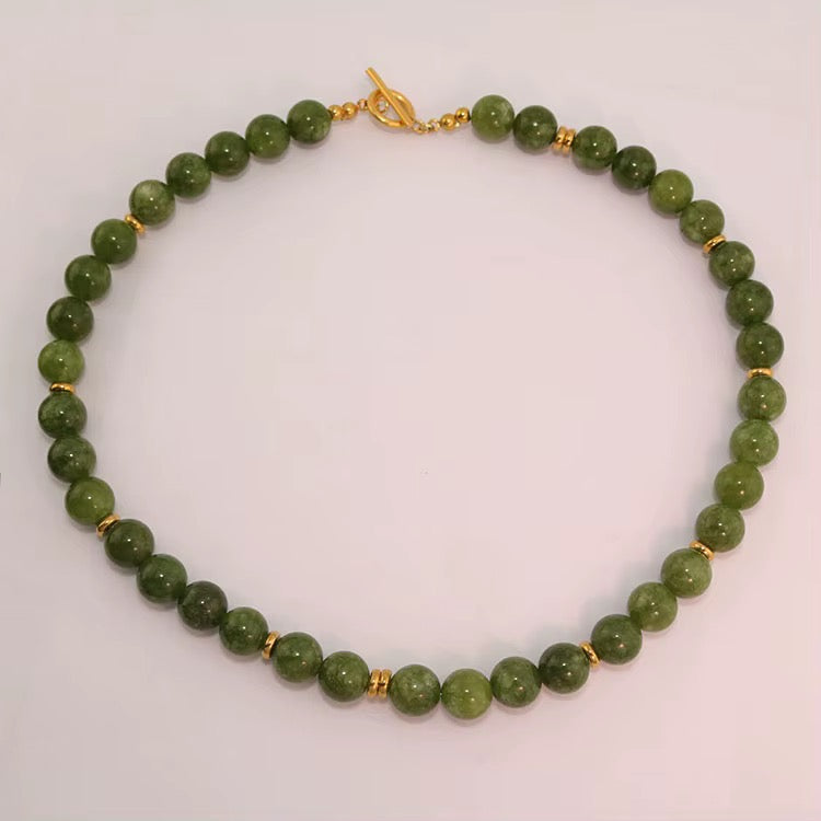 Color Pop Jade Chocker Necklace RTS