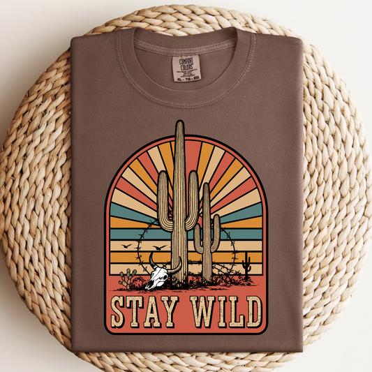 Stay Wild Cactus Tee.