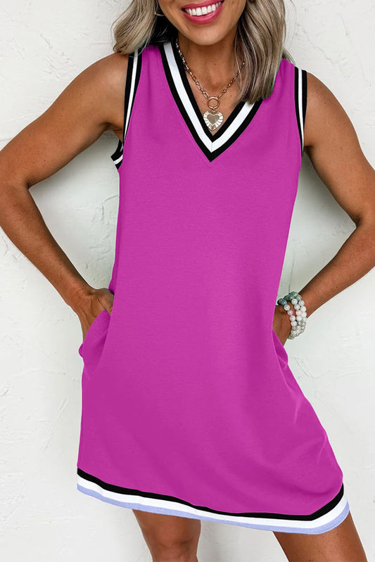 Purple Shift Dress RTS
