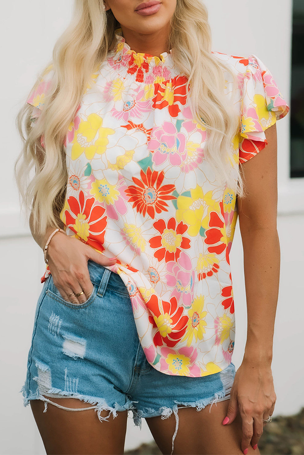 Multicolor Floral Top FB