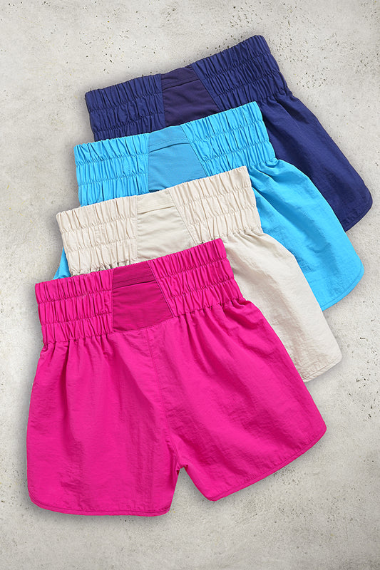 Plus Smocked Waistband Running Shorts - multiple colors available