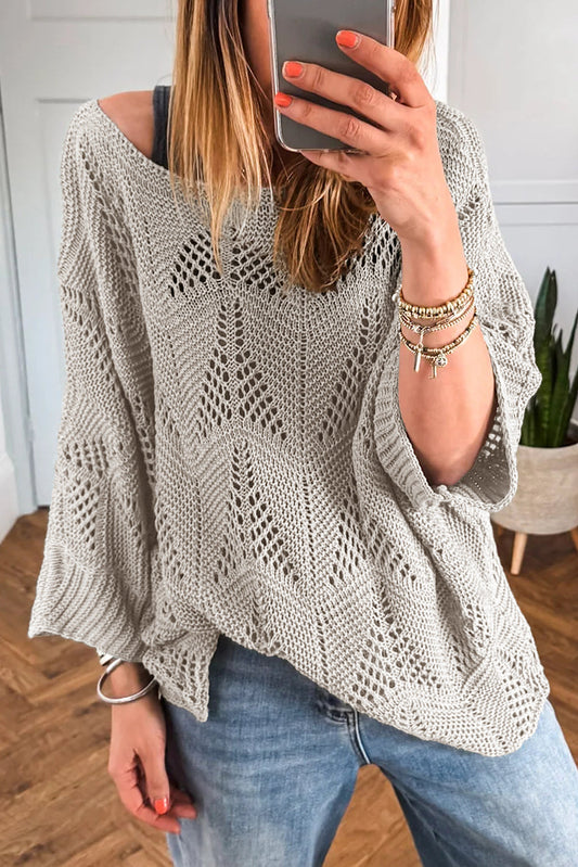 Hollow Knit Sweater LT