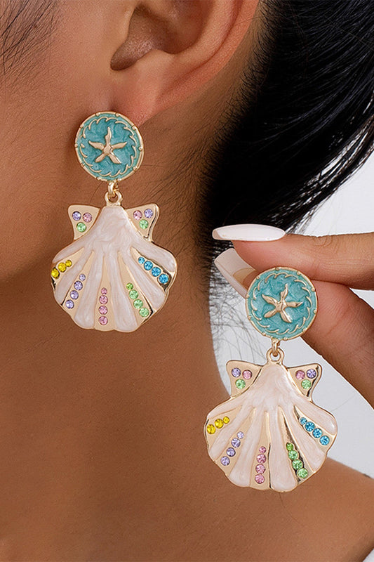 Starfish Clam Earrings