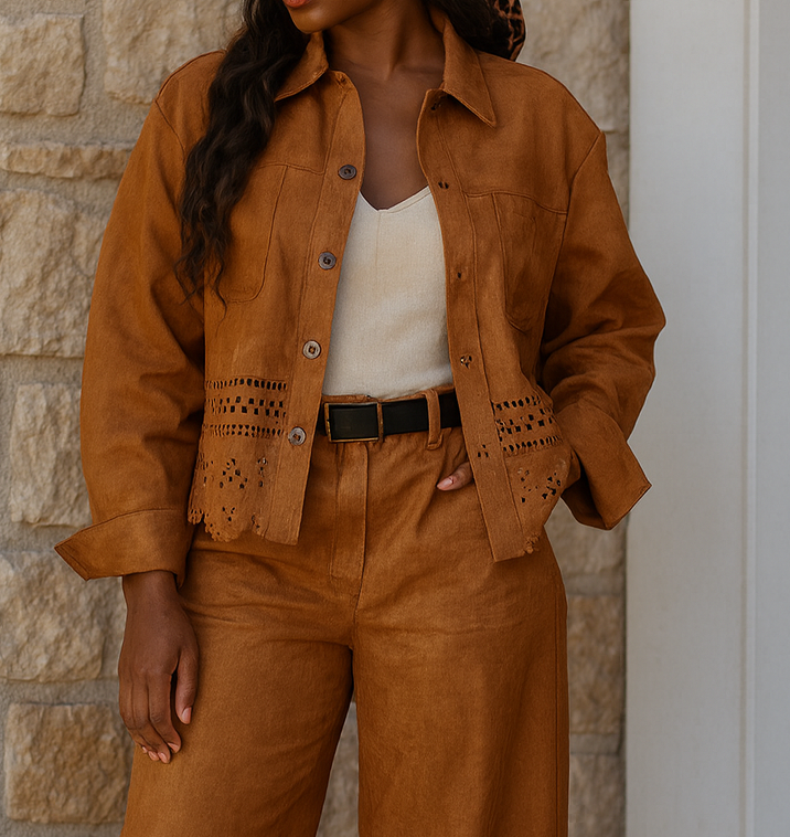 Suede Retro Style Jacket November.