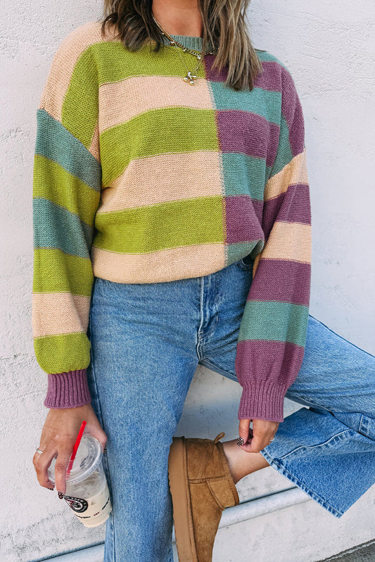 Green Stripe Sweater RTS