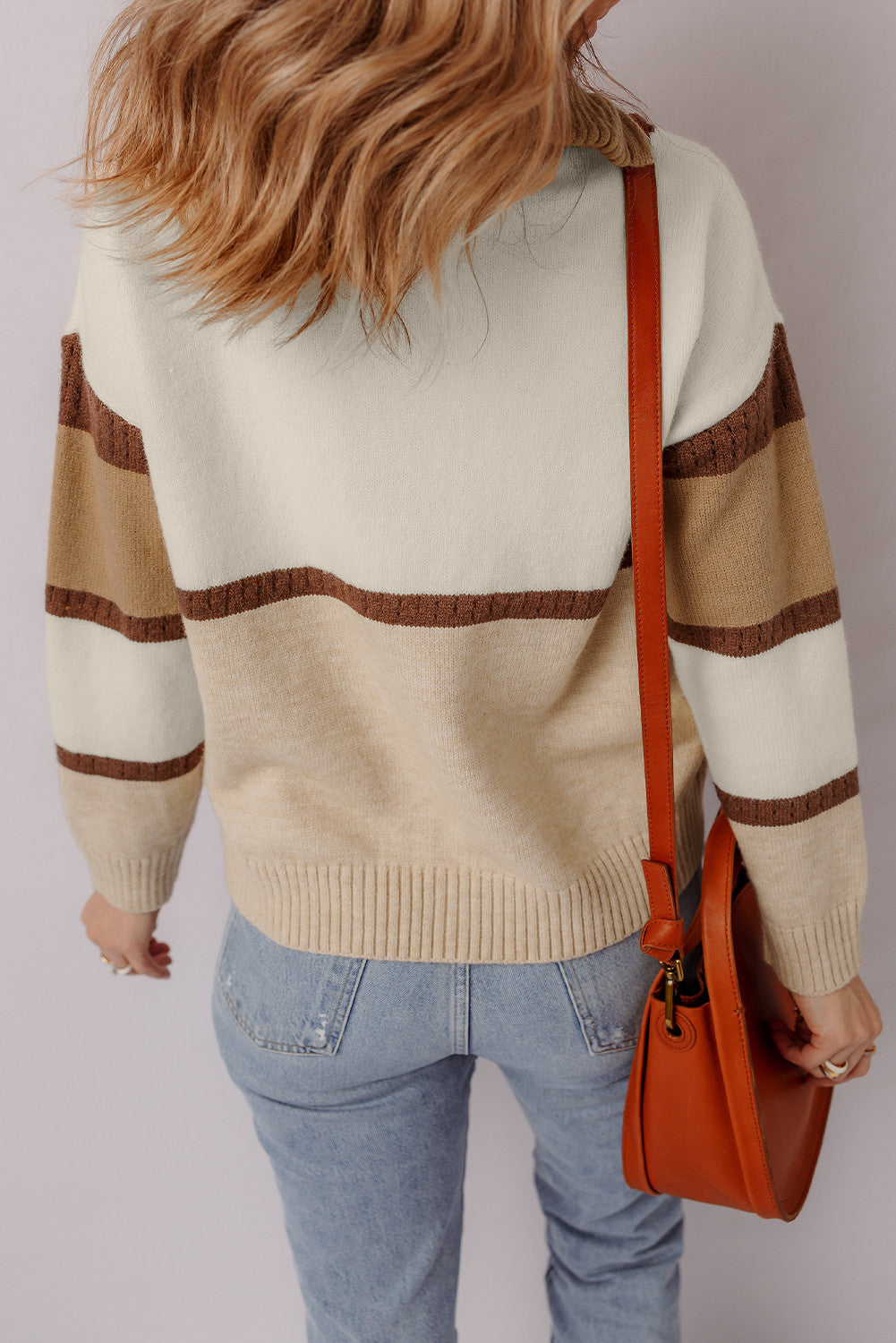 Colorblock Zipped Sweater LT