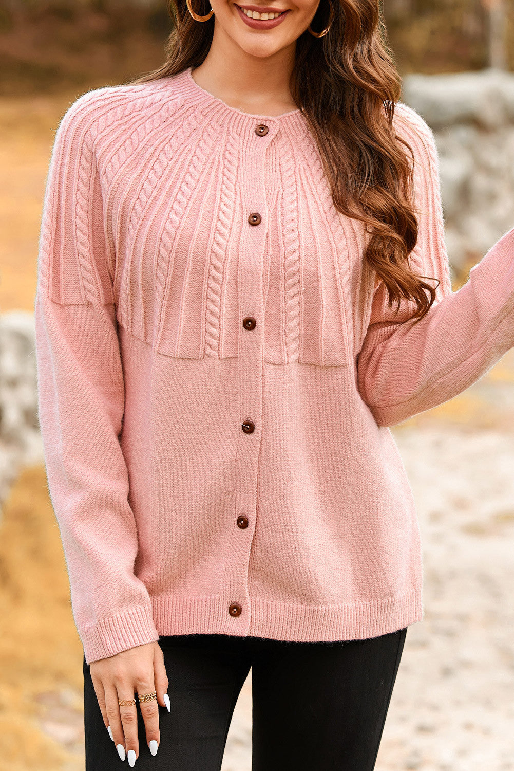 Textured Cardigan FB