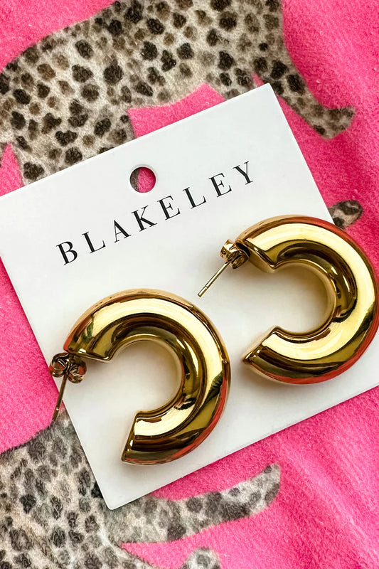Tube Hoop Earrings
